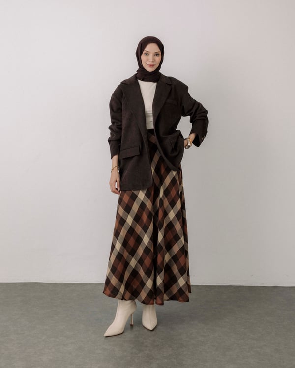 Kahve Blazer Ceket