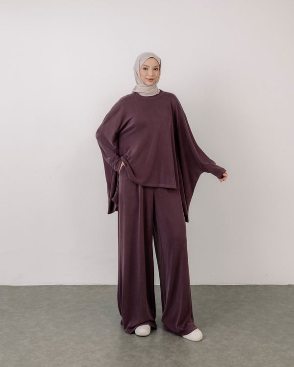 Pantolonlu Bordo Pike Takım