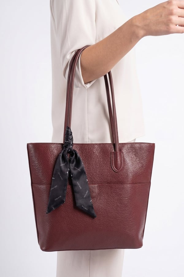 37-1509-9-BORDO FLOTER1509 Bordo Floter Kadın Omuz Çantası