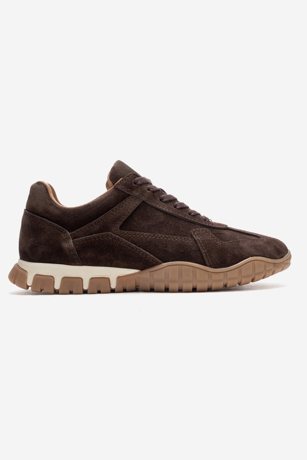 210-55102-2-KAHVERENGI SUETLARS Kahverengi Süet Hakiki Deri Kadın Günlük Sneaker