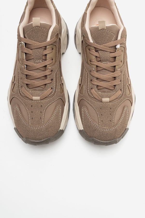 98-65137-28-VIZON SUETLECCE Vizon Süet Kadın Spor Sneakers
