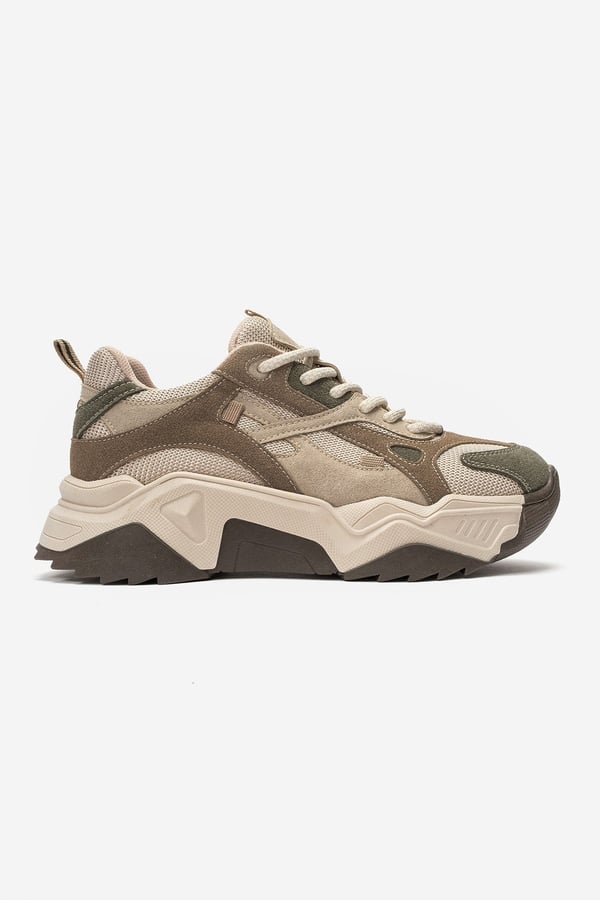 98-65137-27-YESIL/VIZON SUET MULTILECCE Yeşil Vizon Süet Multi Kadın Spor Sneakers