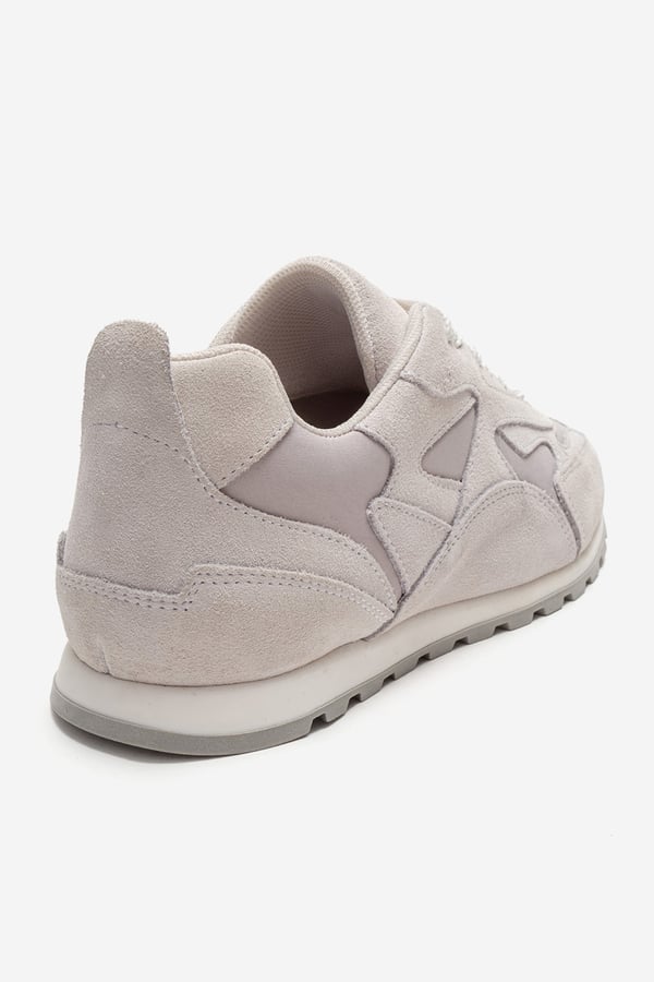 98-84144-3-BUZ SUETSAHRA Buz Süet Hakiki Deri Kadın Sneaker