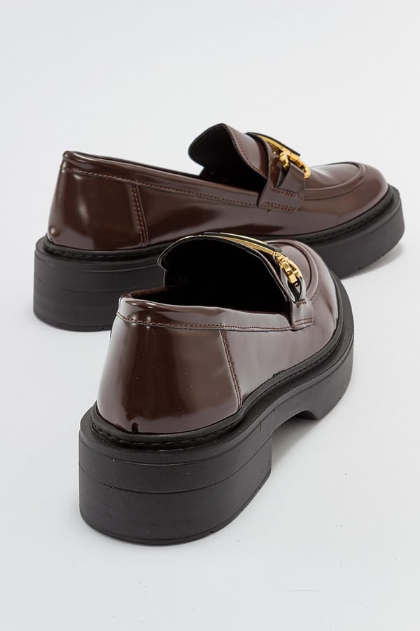 46-5003-3-KAHVE ACMAUNTE Kahve Açma Kadın Loafer
