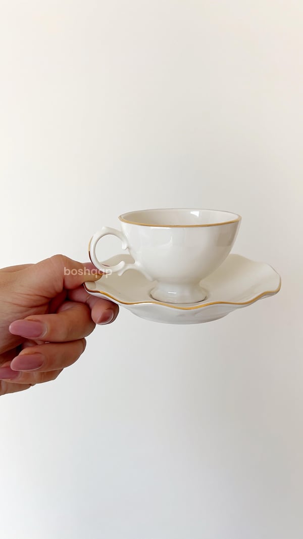 Juliet 6 Kişilik 12 Parça Porselen Türk Kahve Fincan Takımı