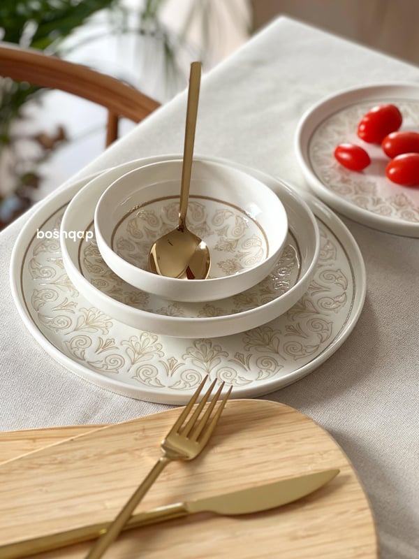 Ayanna 6 Kişilik 24 Parça Porselen Yemek Takımı  