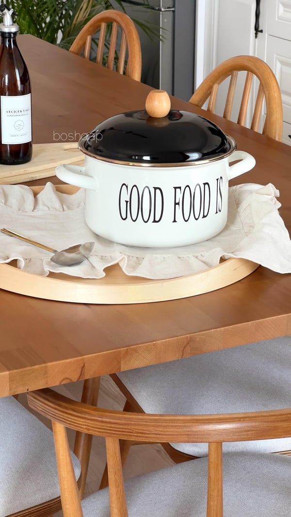 My Kitchen Serisi Emaye 20cm Tencere