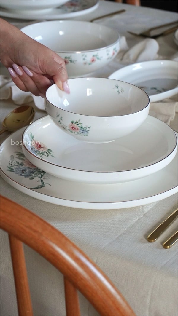 Jessica 6 Kişilik 24 Parça Porselen Yemek Takımı