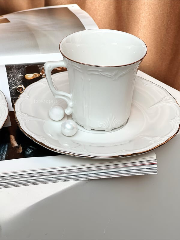 Freya 6'lı Porselen Nescafe-Çay Fincan Takımı