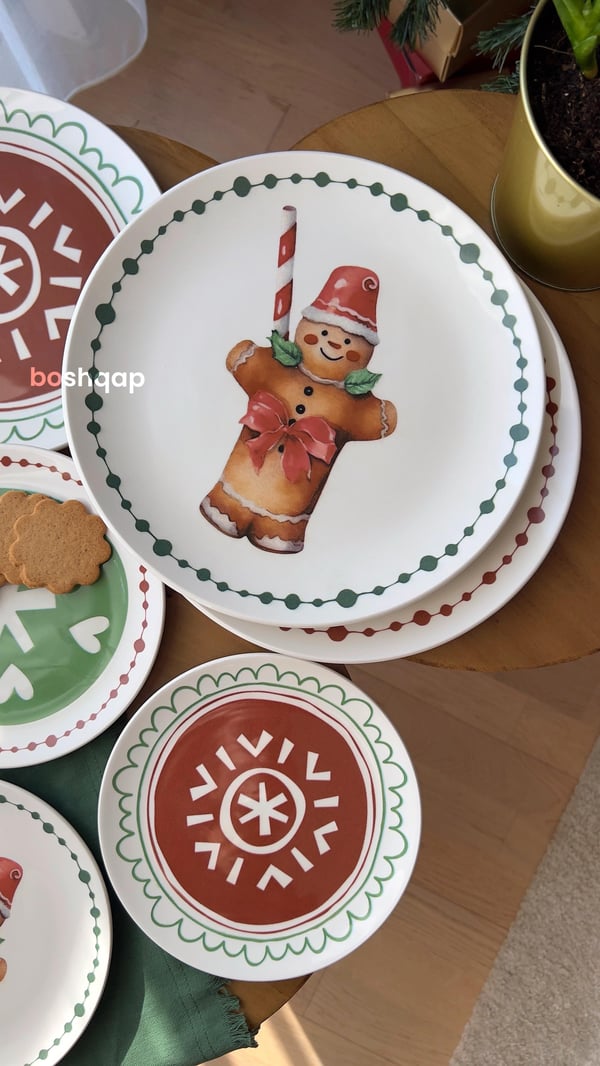  Gingerbread 26 cm 6 Kişilik Servis Tabağı