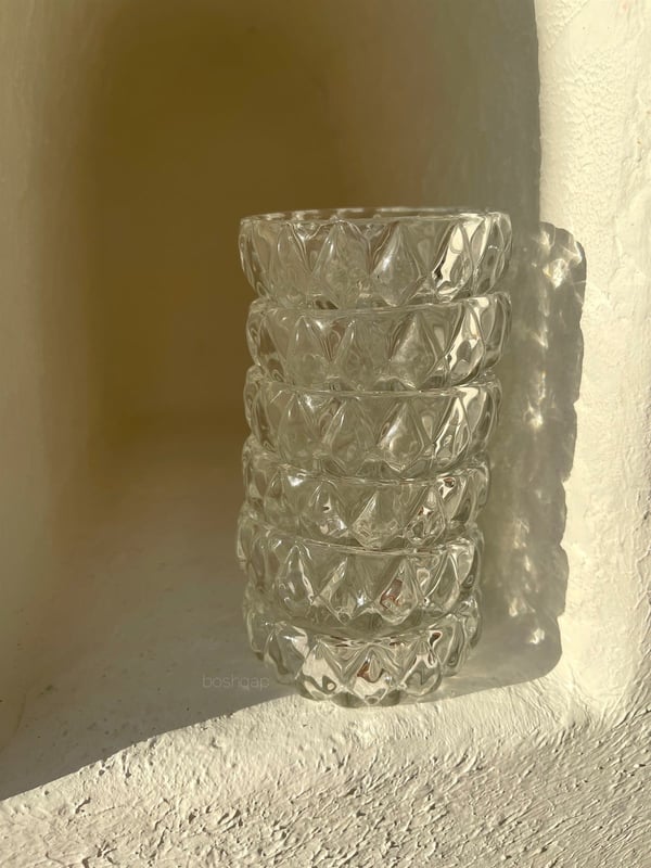 6'lı Mini Kristal Cam Çerezlik ve Reçellik