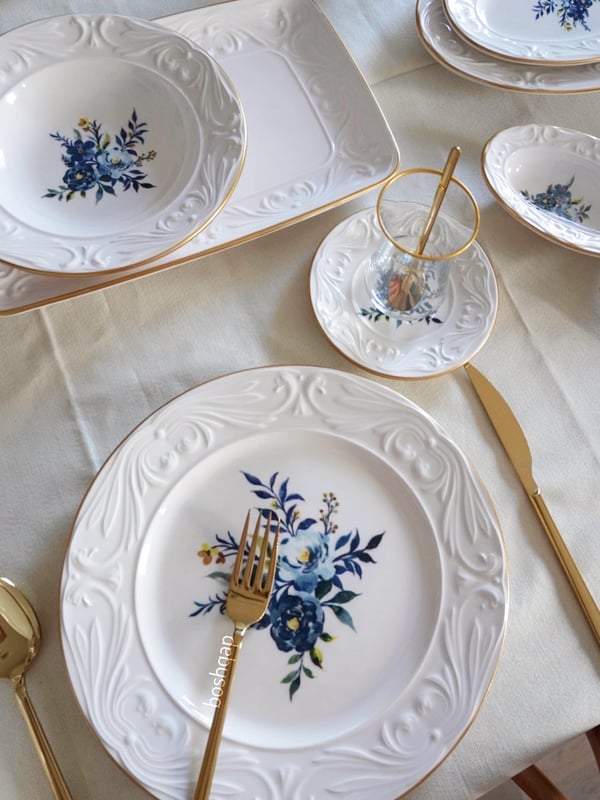 Alya 6 Kişilik 26cm Servis Tabağı