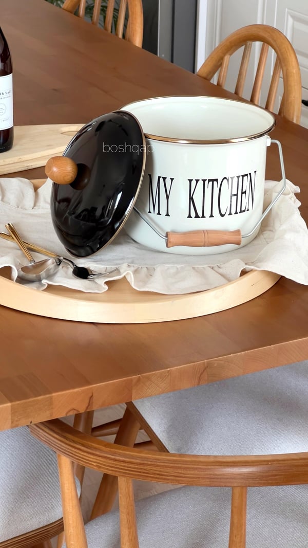 My Kitchen Serisi Emaye 18cm Bakraç