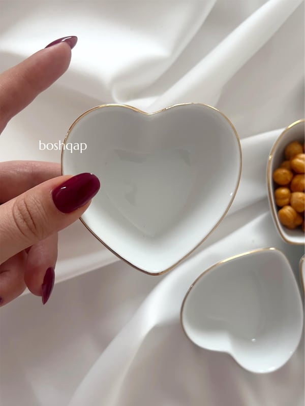 Lovely Porselen Gold Yaldızlı  6'lı Mini Sunumluk 