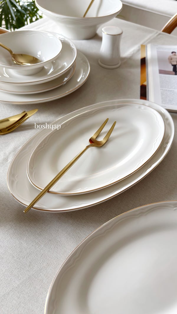 Adore 12 Kişilik 58 Parça Yemek Takımı Gold Modelleri ve Fiyatları - BOSHQAP