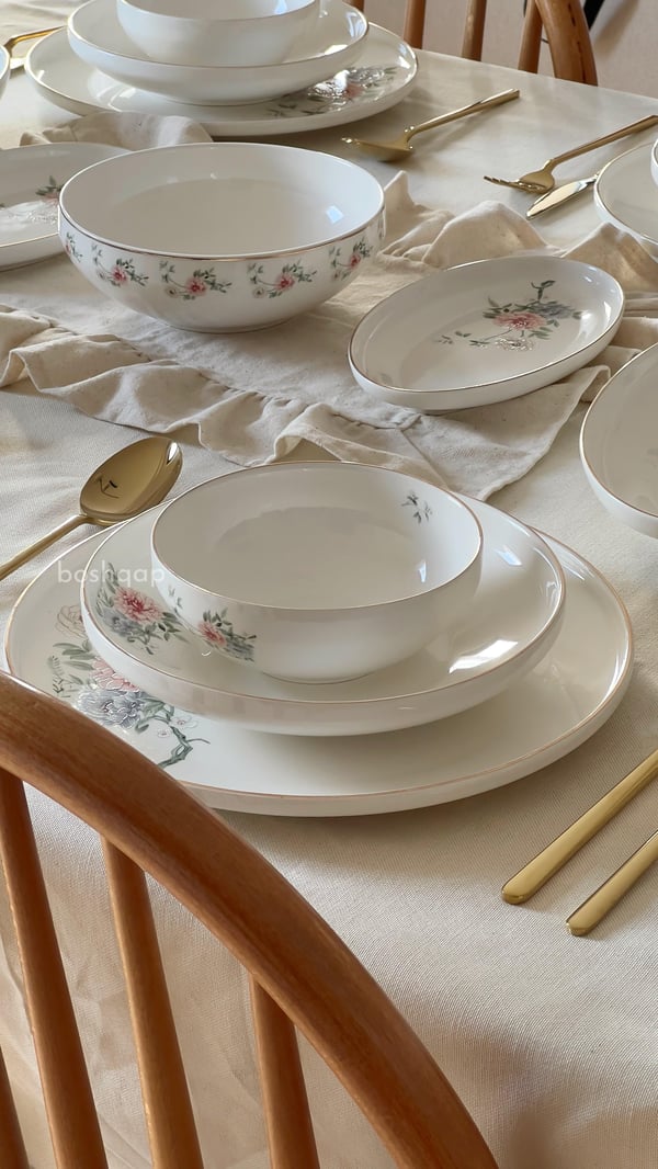 Jessica 6 Kişilik 24 Parça Porselen Yemek Takımı