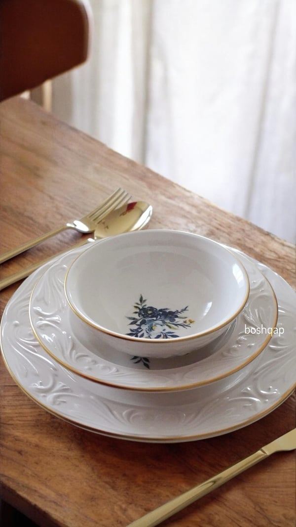 Alya 12 Kişilik 52 Parça Yemek Takımı