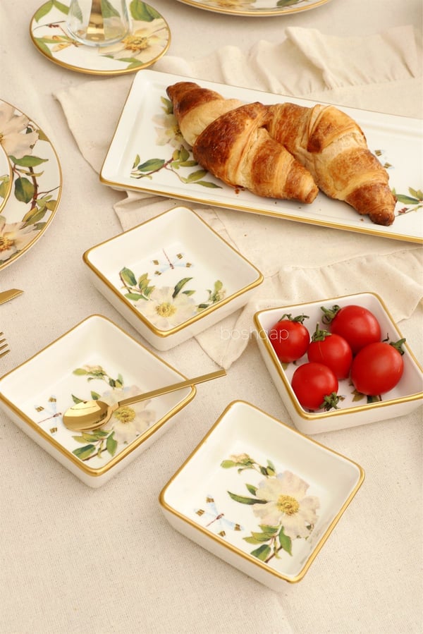 Carolina 27 Parça 6 Kişilik Pasta/Kahvaltı Seti