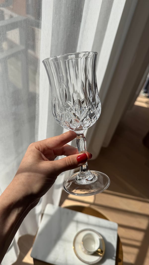 Diamond Design İthal 6 Adet 210 ML Kahve Yanı Ayaklı Cam Kadeh  Modelleri ve Fiyatları - BOSHQAP