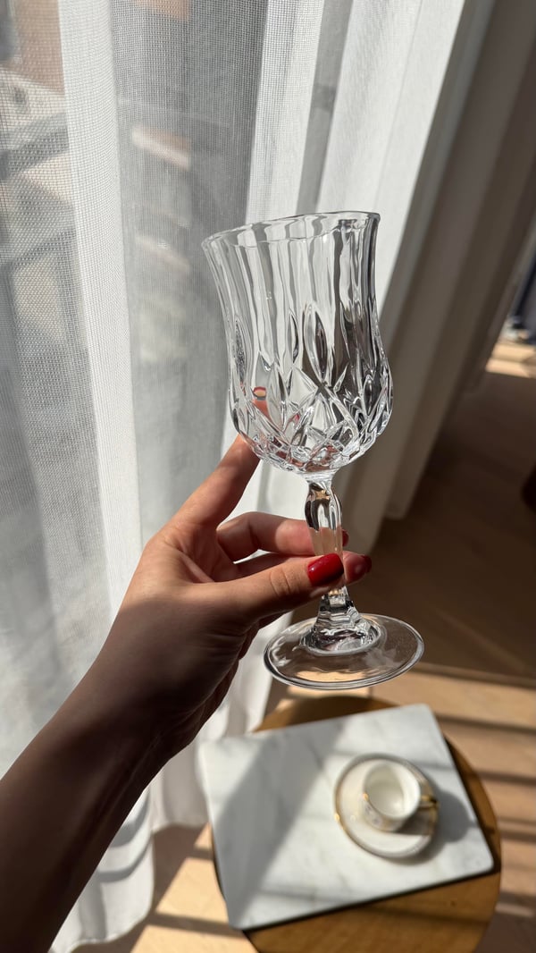 Diamond Design İthal 6 Adet 210 ML Kahve Yanı Ayaklı Cam Kadeh  Modelleri ve Fiyatları - BOSHQAP