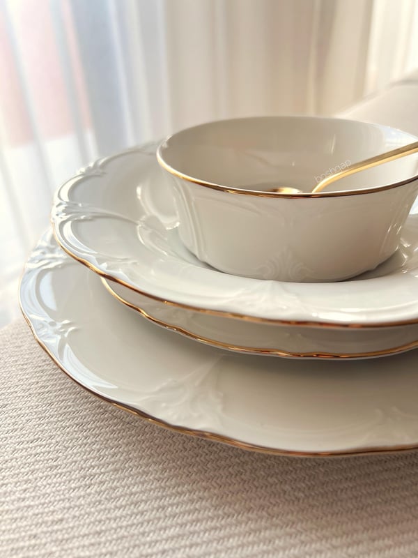 Freya 6 Kişilik 24 Parça Porselen Yemek Takımı 