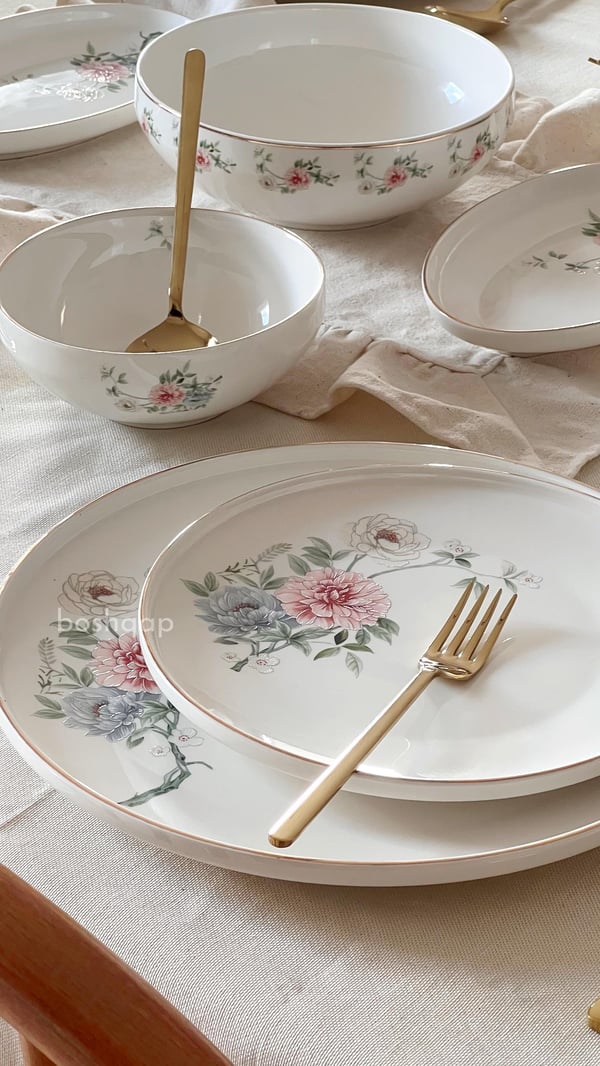 Jessica 6 Kişilik 24 Parça Porselen Yemek Takımı