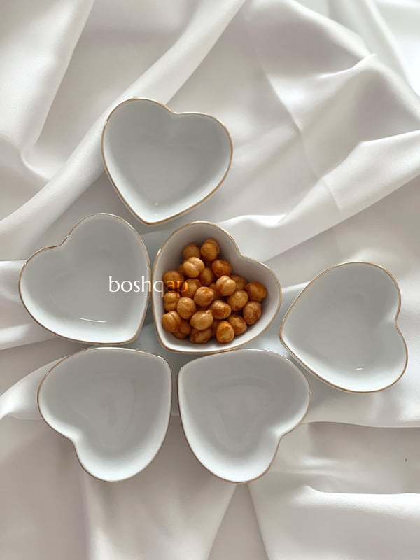 Lovely Porselen Gold Yaldızlı  6'lı Mini Sunumluk 