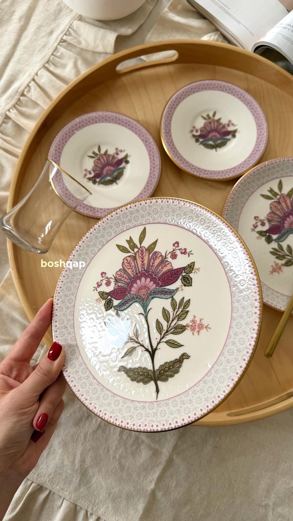 Roselia 6 kişilik 18 Parça Pasta ve Çay Seti Modelleri ve Fiyatları - BOSHQAP