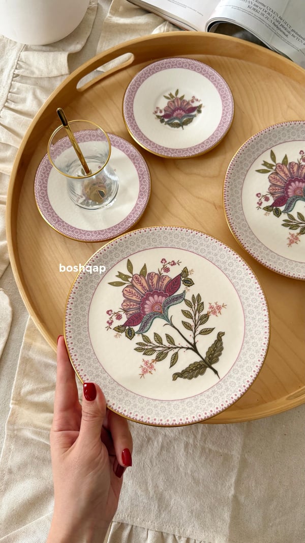 Roselia 6 kişilik 18 Parça Pasta ve Çay Seti Modelleri ve Fiyatları - BOSHQAP