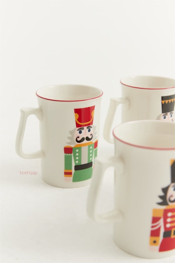 Tin Soldier Porselen Tekli Kupa 330cl