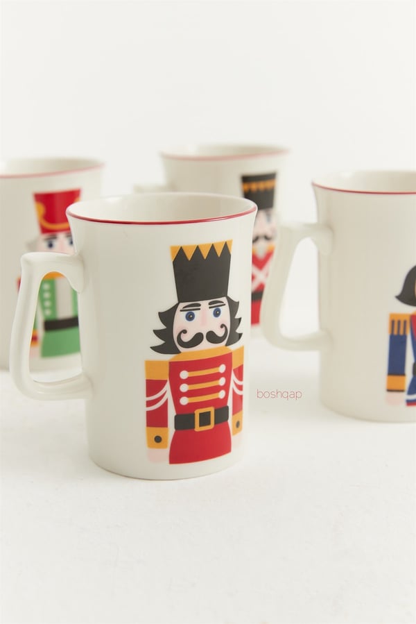 Tin Soldier Porselen Tekli Kupa 330cl
