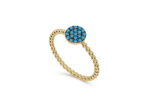 Circle Turquoise Yüzük