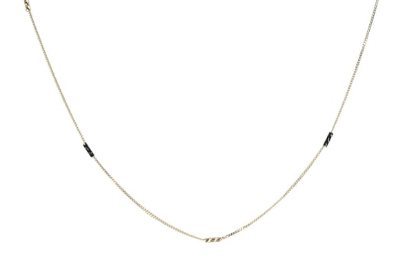 Mini Black Gold Kolye