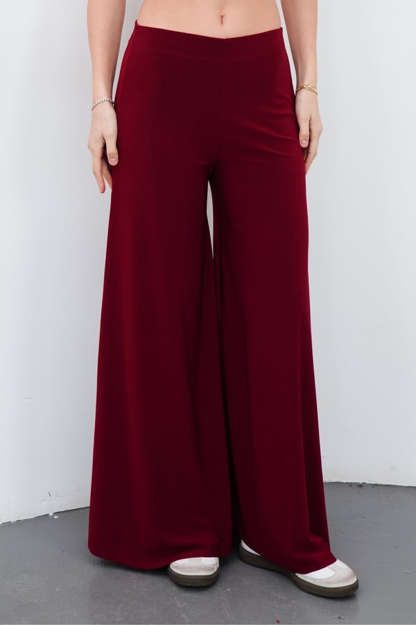 Pantolon Etek-Bordo