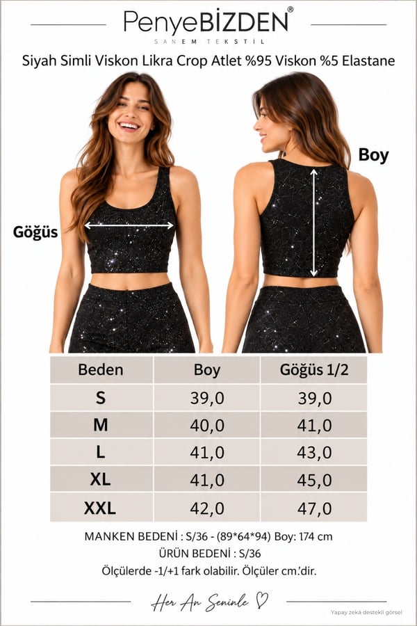 	Crop Askılı Atlet-Simli