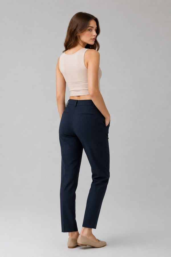 Crop Askılı Atlet-Ten Rengi