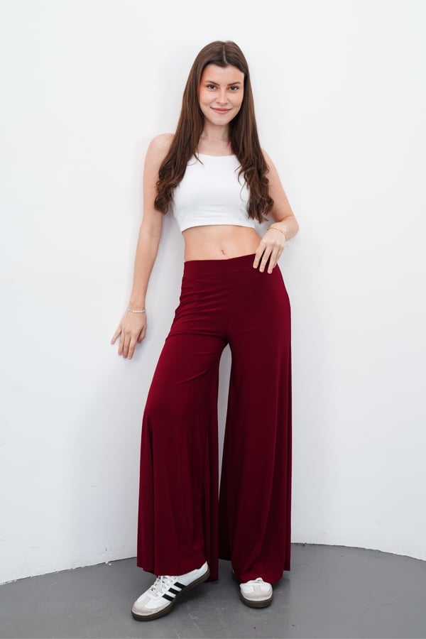 Pantolon Etek-Bordo