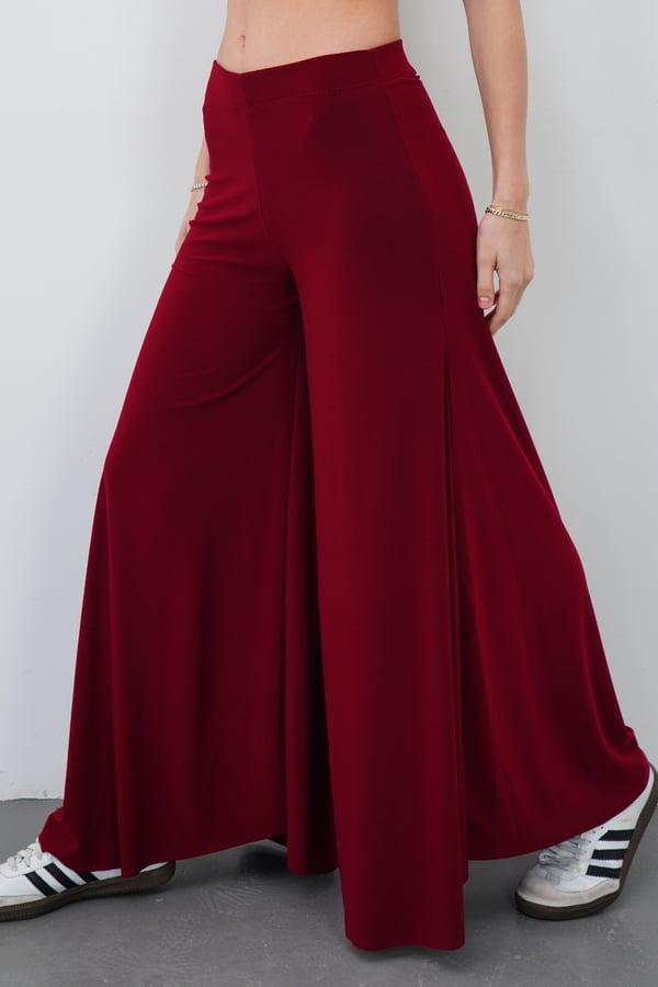 Pantolon Etek-Bordo
