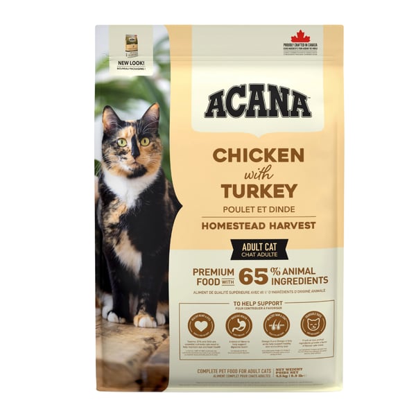 Acana Homestead Harvest Tavuklu ve Hindili Yetişkin Kedi Maması 4,5 kg
