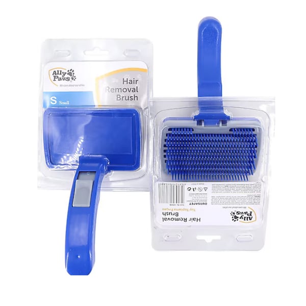 Ally Paws Otomatik Basmalı Kedi ve Köpekler için Tüy Toplayıcı Tarak Small