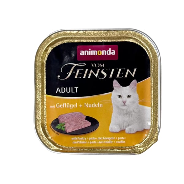 Animonda Vom Feinsten Kümes Hayvanlı ve Makarnalı Yetişkin Kedi Konservesi 100gr