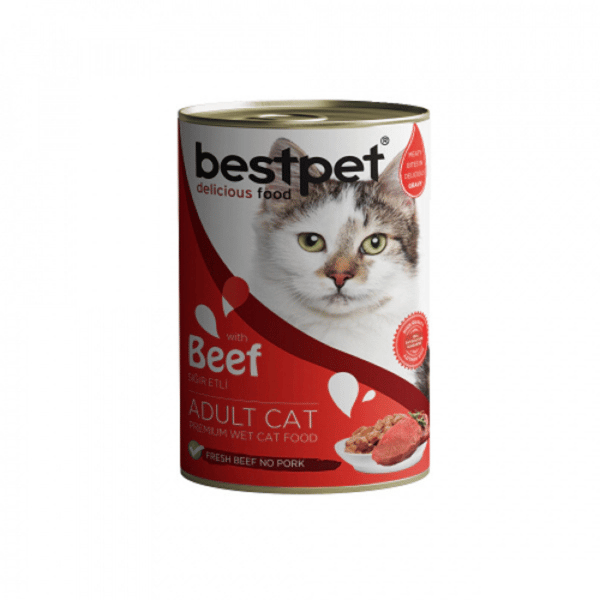 BestPet Sığır Etli Yetişkin Kedi Konservesi 400gr