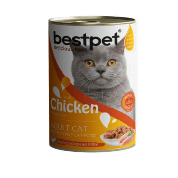 Bestpet Tavuklu Yetişkin Kedi Konservesi 400gr