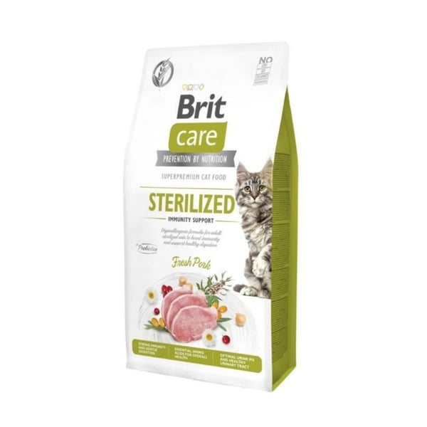 Brit Care Immunity Support Domuz Etli Kısırlaştırılmış Kedi Maması 7 kg