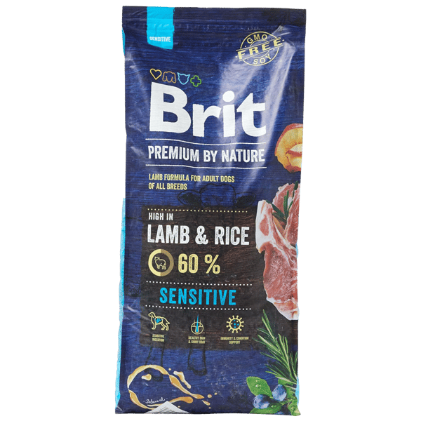 Brit Premium Nature Sensitive Lamb Rice Kuzu Etli 15 kg Yetişkin Köpek Maması