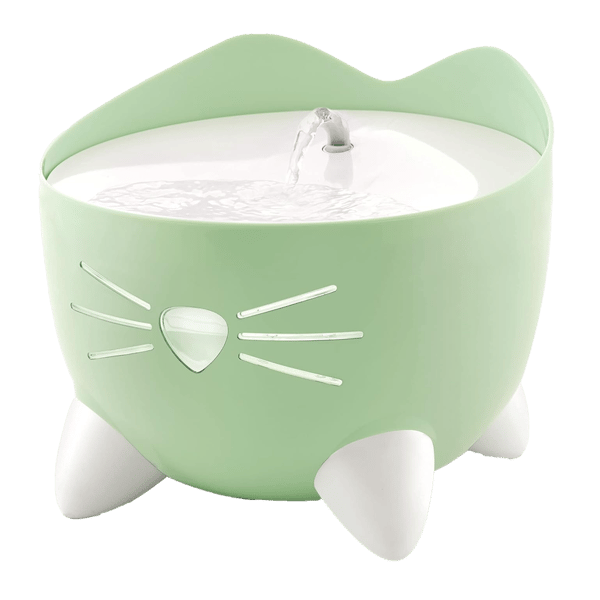 Catit Pixi Fountain Led Seviye Göstergeli Otomatik Kedi Su Çeşmesi Yeşil 2lt