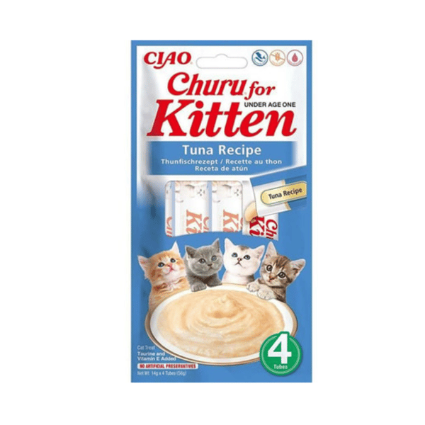 Ciao Churu Cream Kitten Ton Balıklı Yavru Kedi Kreması 4 X 14 Gr