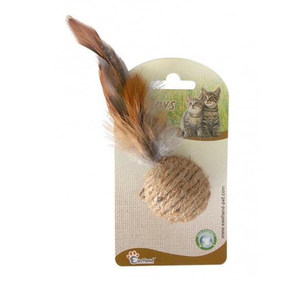 Eastland Hasır Tüylü Top Kedi Oyuncağı 4cm