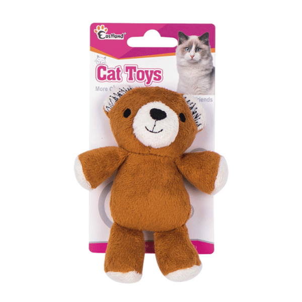 Eastland Kedi Otlu Peluş Ayı Kedi Oyuncağı 12cm