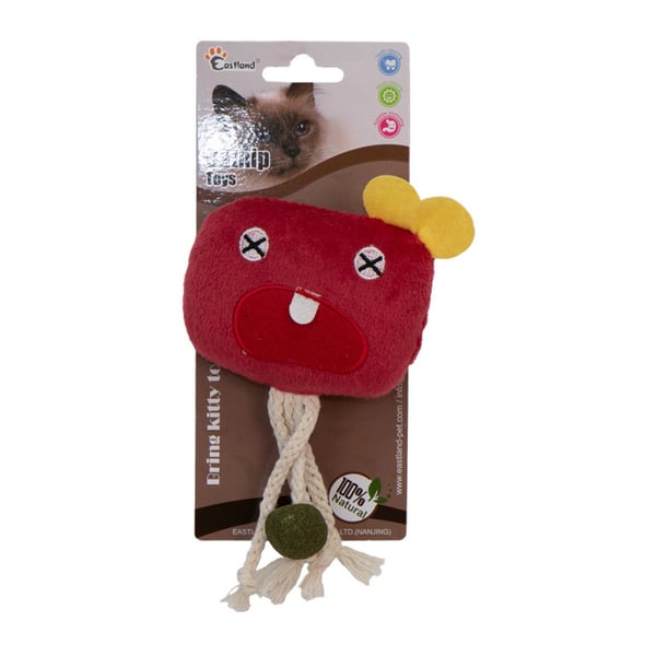 Eastland Kedi Otlu  Peluş Küp Canavar Kedi Oyuncağı 10cm